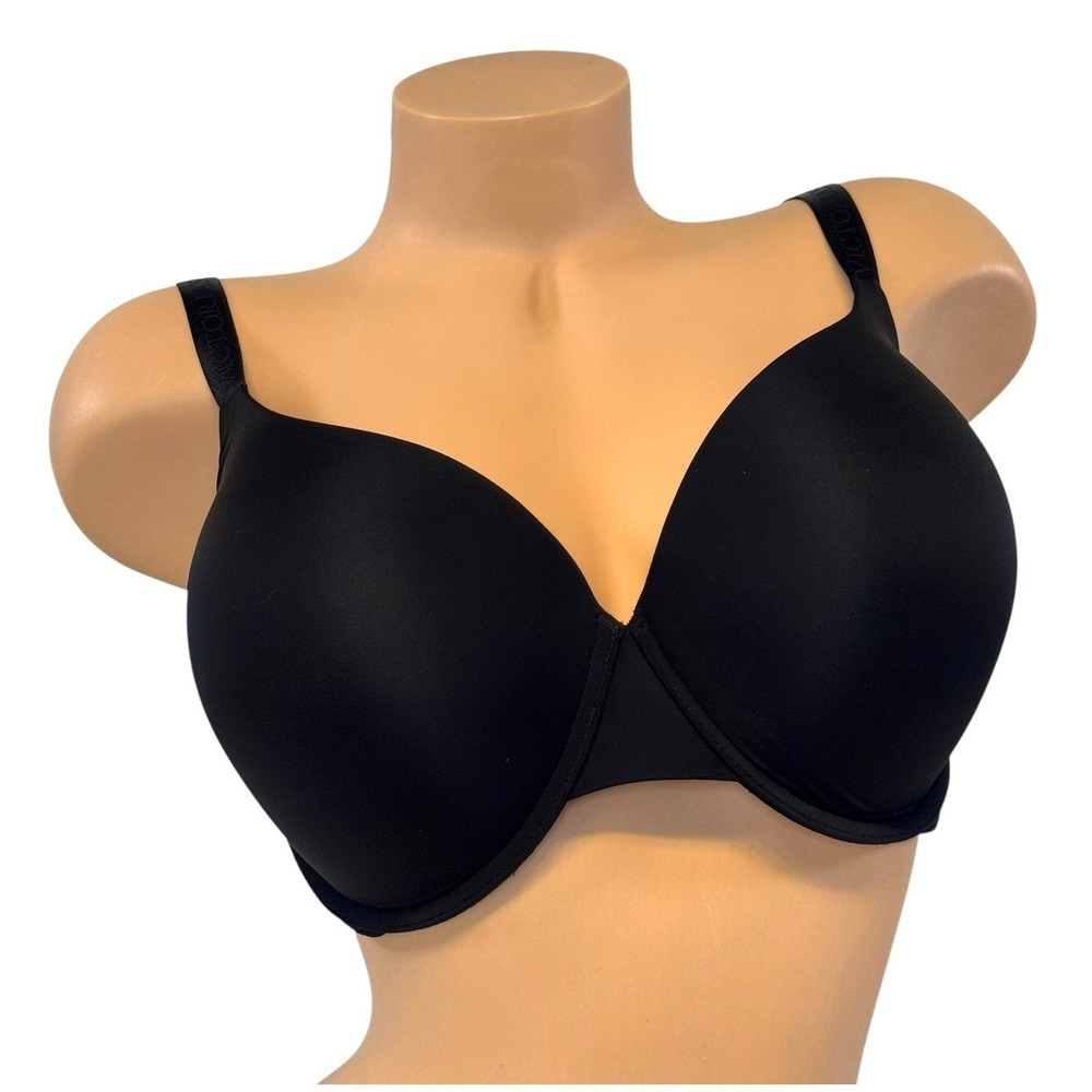 Victoria's Secret 36G The T-shirt Push Up Smooth‎ Full Coverage Bra Black